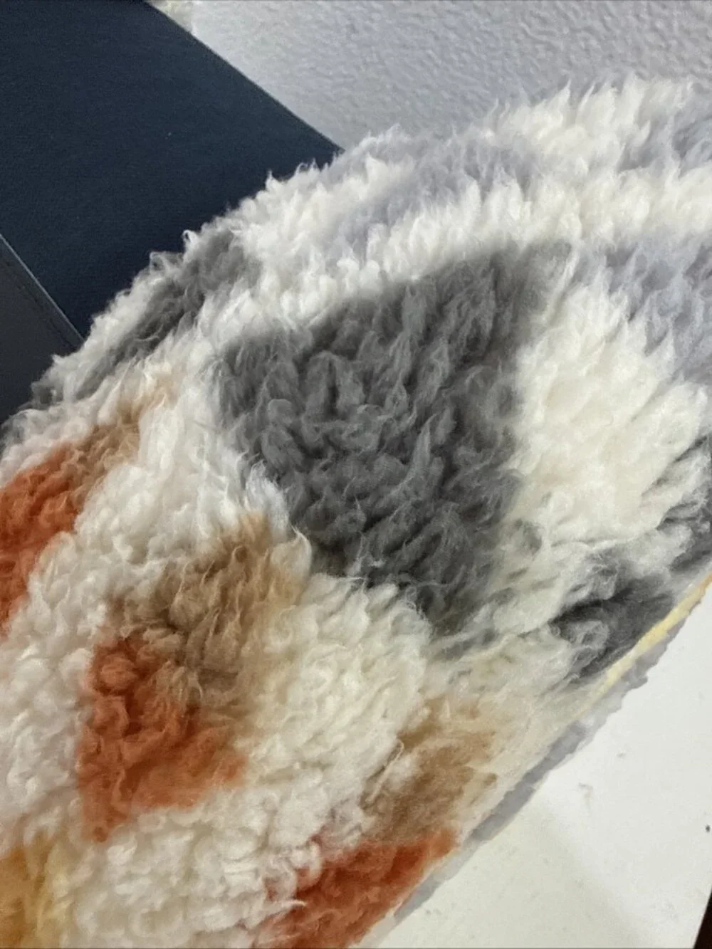 Pendleton Sherpa Soft Fleece Arrow Point Queen Size Blanket Multicolored 98”x92”